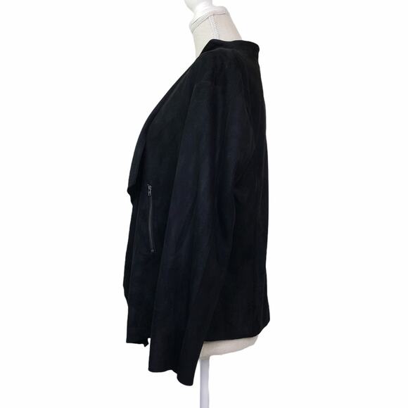 Rustic Royals Womens Large Black Waterfall Blazer Jacket - Picture 3 of 10